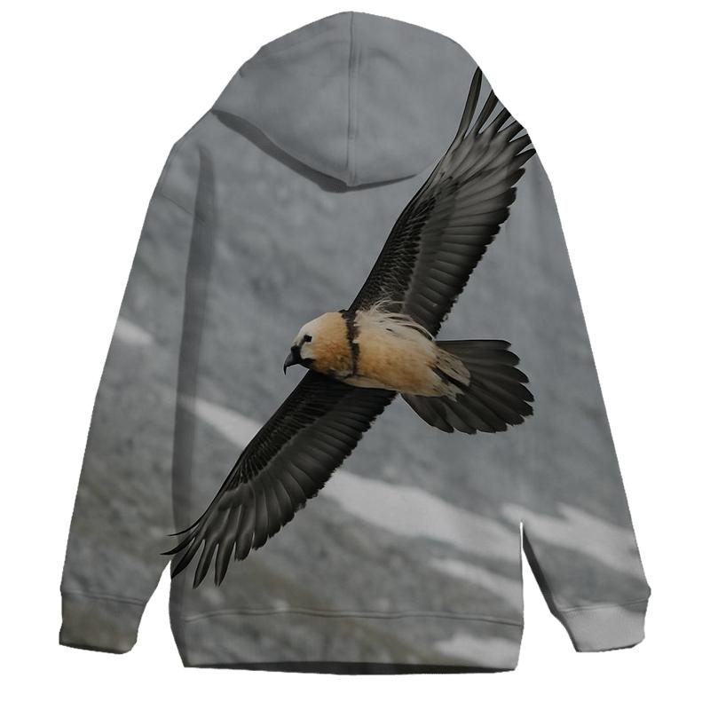 Alpine Thermal Spiral Bearded Vulture zip-up hoodies