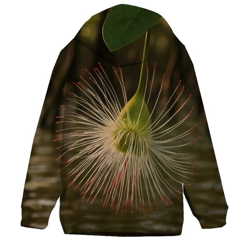 Mangrove Apple Blossom In Brackish Estuary heavyweight hoodies