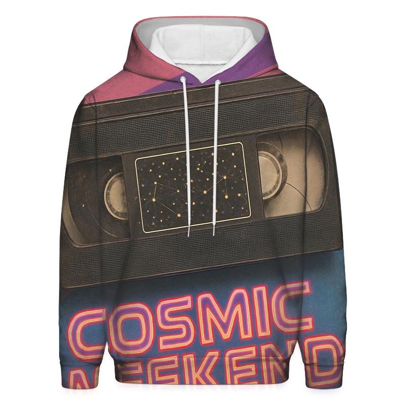 Retro VHS Star Rental Poster designer hoodies