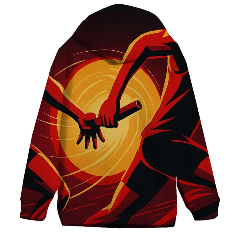 Solar Flare Sprint Relay Baton Exchange premium hoodies