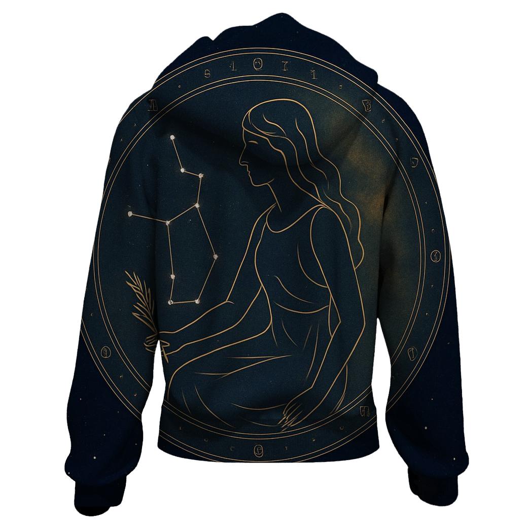 Virgo Harvest Star Maiden Chart designer hoodies