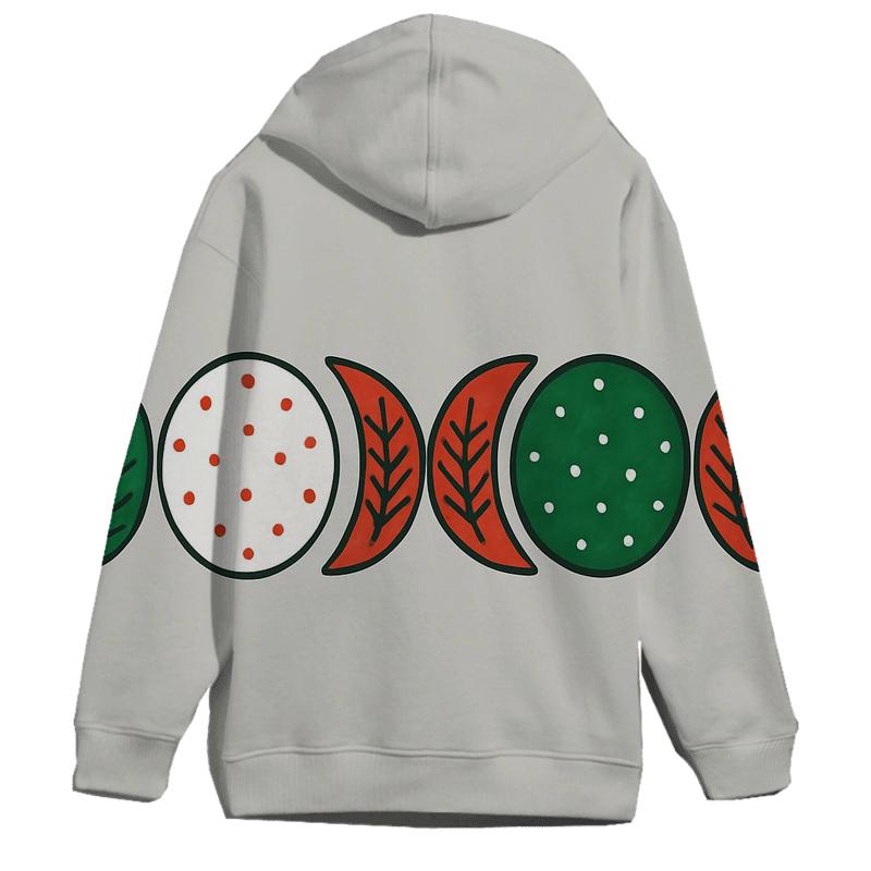 Pine And Ornament Moon Phases hoodie styles