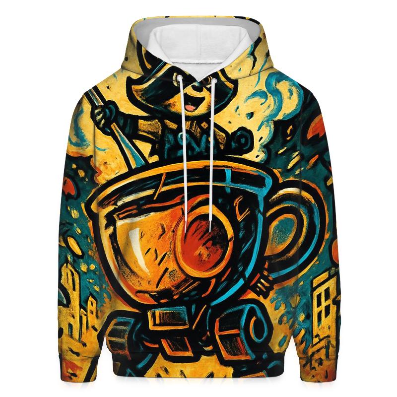 Thunder Teacup Mech Parade graphic hoodies