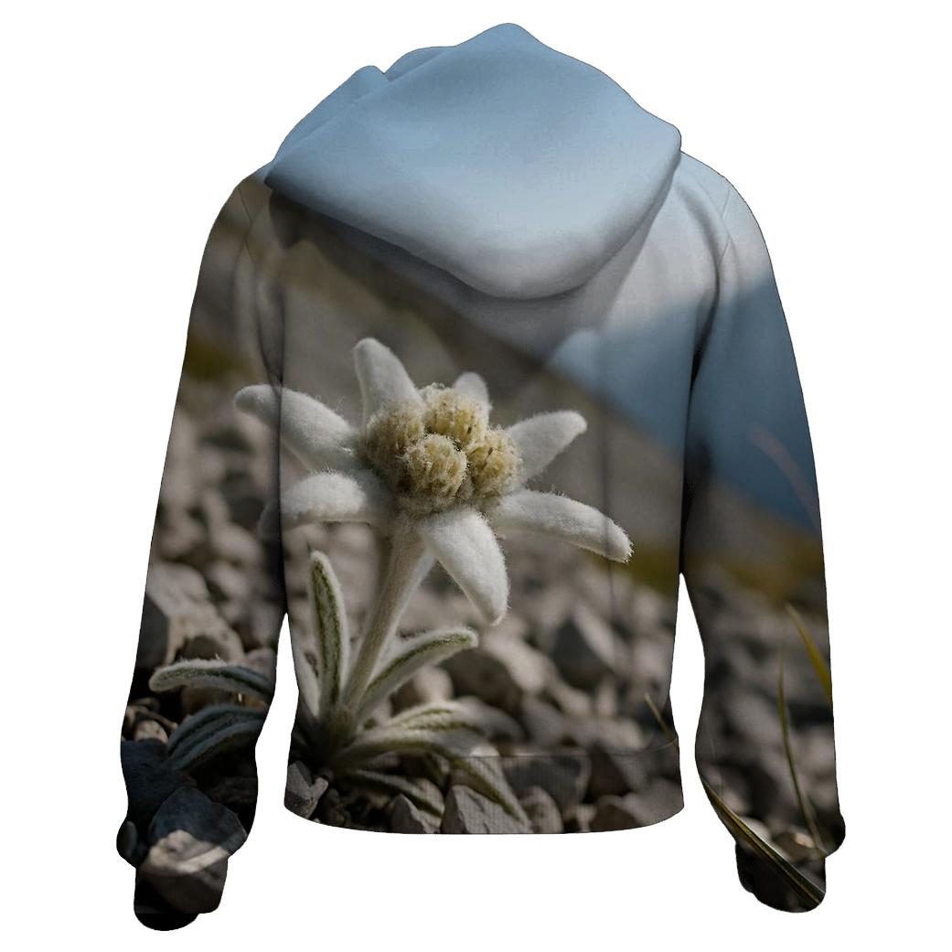 Edelweiss On Alpine Limestone Scree hoodie styles
