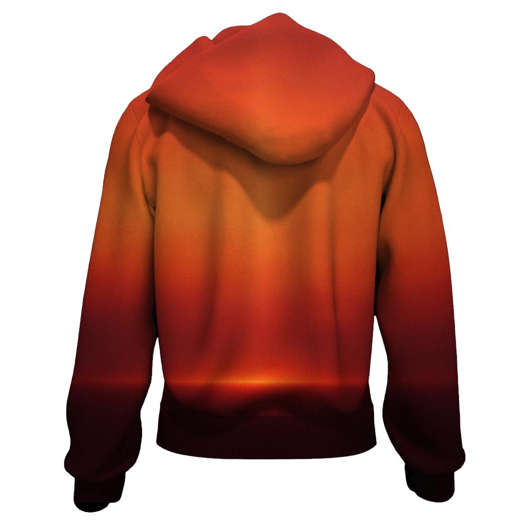 Molten Apricot Horizon premium hoodies