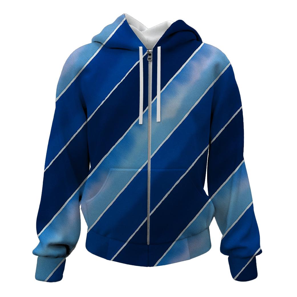 Arashi Pole Wrap Comet Diagonals printed hoodies