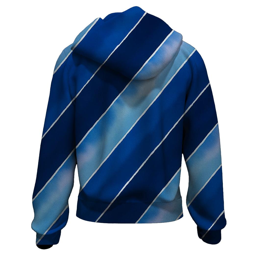 Arashi Pole Wrap Comet Diagonals printed hoodies