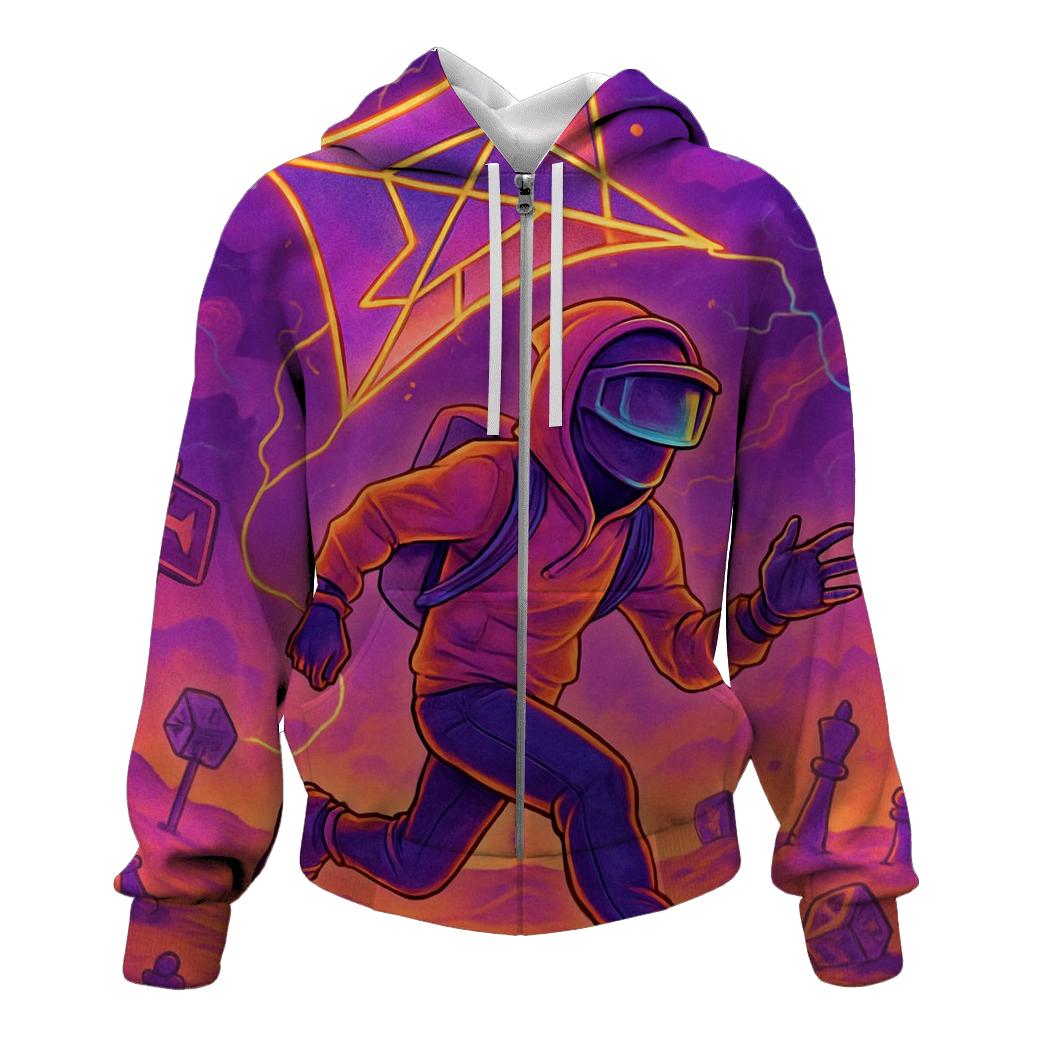 Paradox Kite Over The Neon Dunes hoodie trends