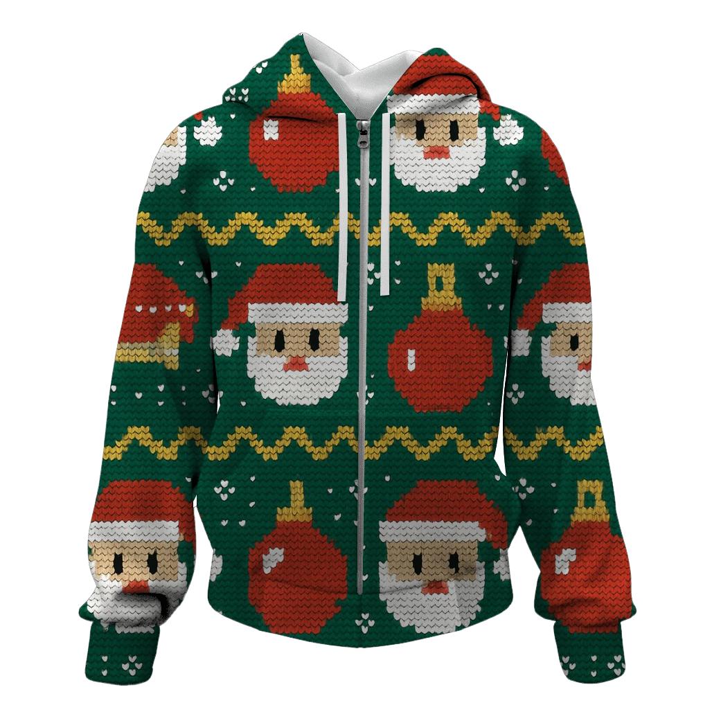 Tinsel Turbo Arcade Knit Design printed hoodies