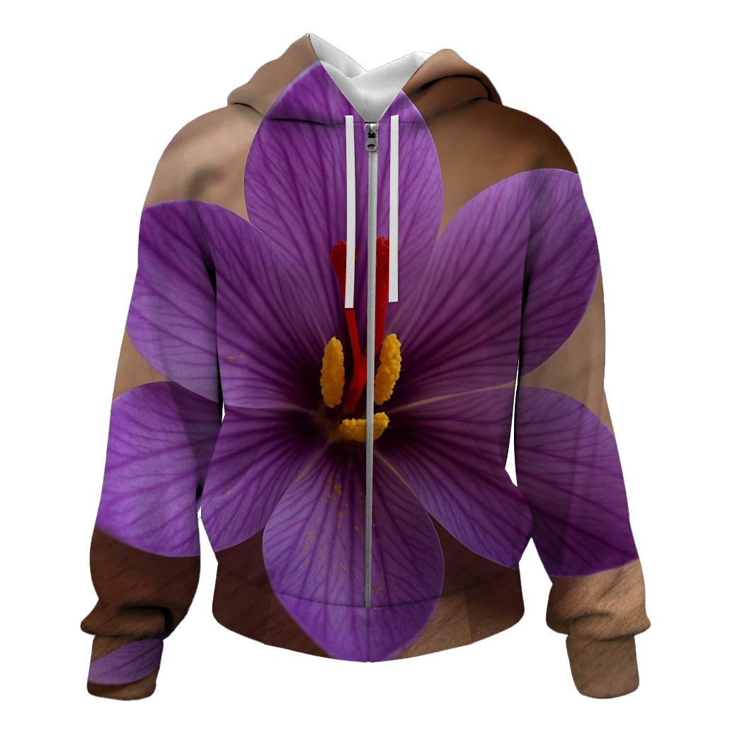 Saffron Crocus Harvest Stigma Detail pullover hoodies