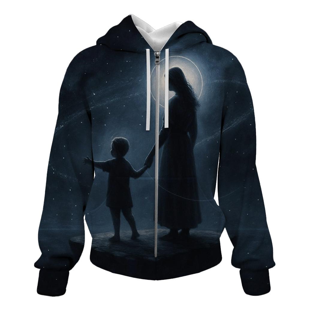 Her Quiet Gravity The Love That Keeps A Life In Orbit premium hoodies