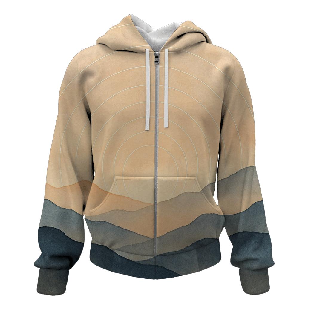 Mountain Breath Geometry hoodie styles