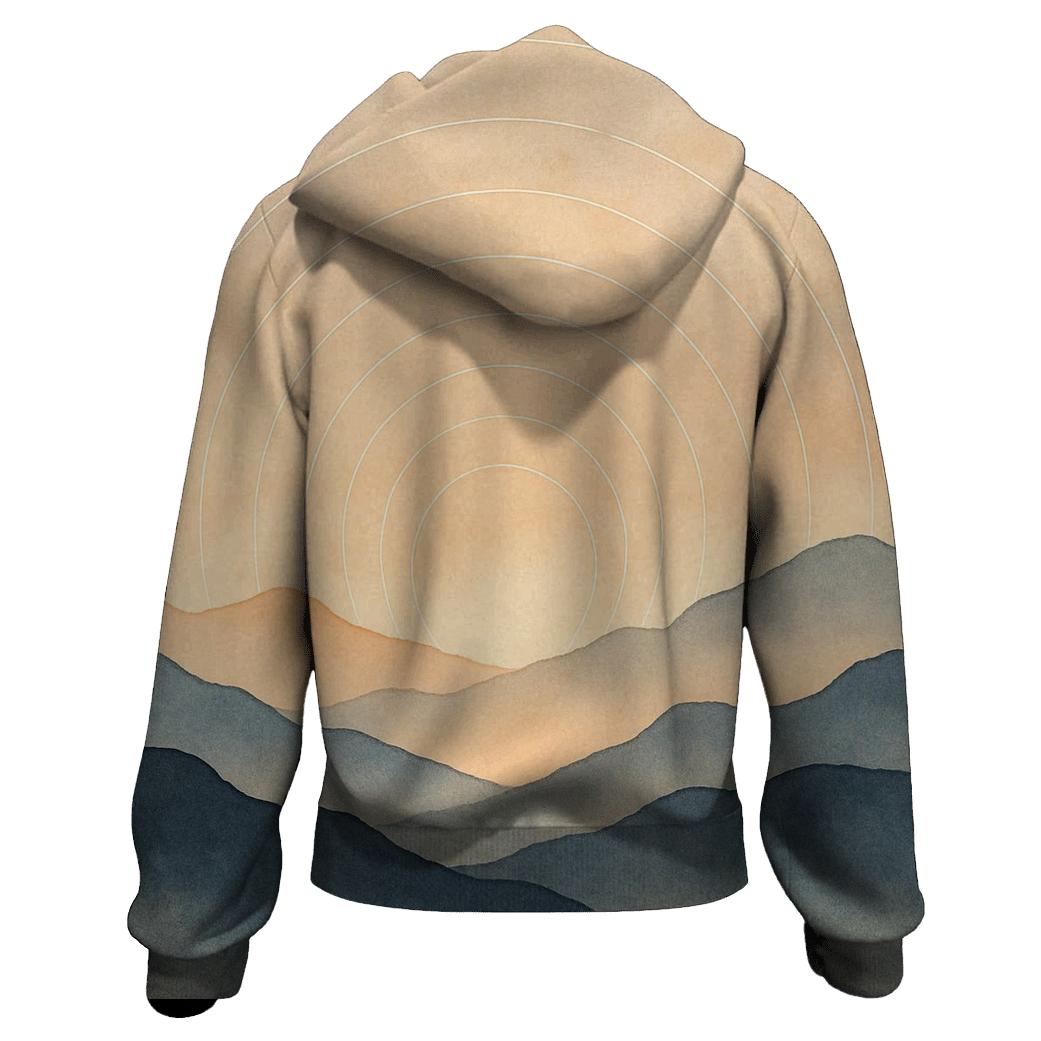 Mountain Breath Geometry hoodie styles