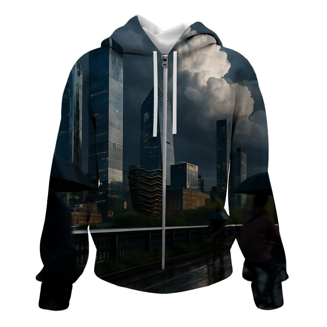 Summer Thunderhead Over Hudson Yards From The High Line designer hoodies