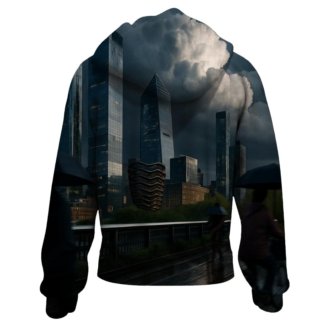 Summer Thunderhead Over Hudson Yards From The High Line designer hoodies