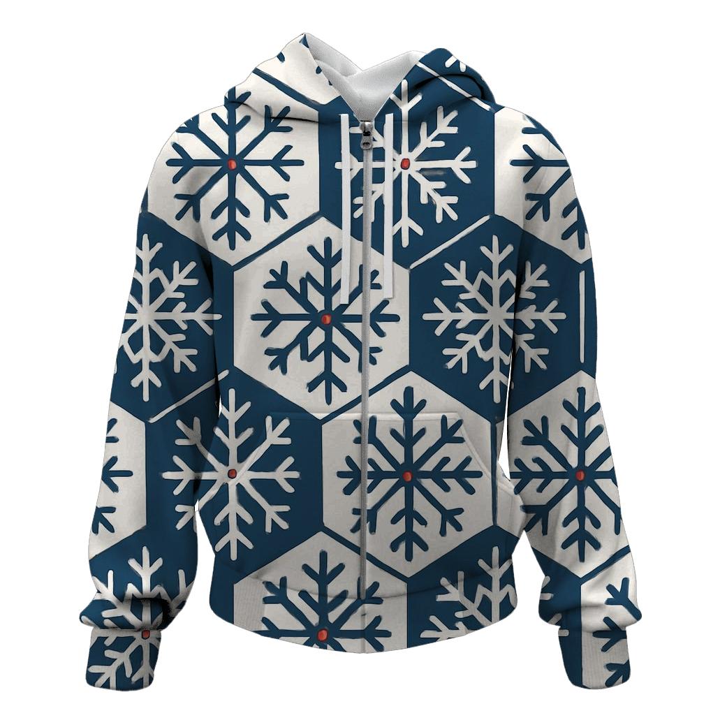 Snowflake Constellation Tessellation designer hoodies