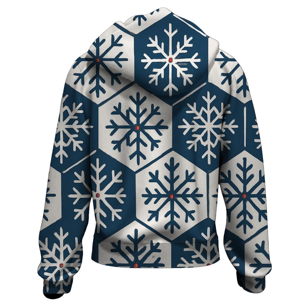Snowflake Constellation Tessellation designer hoodies