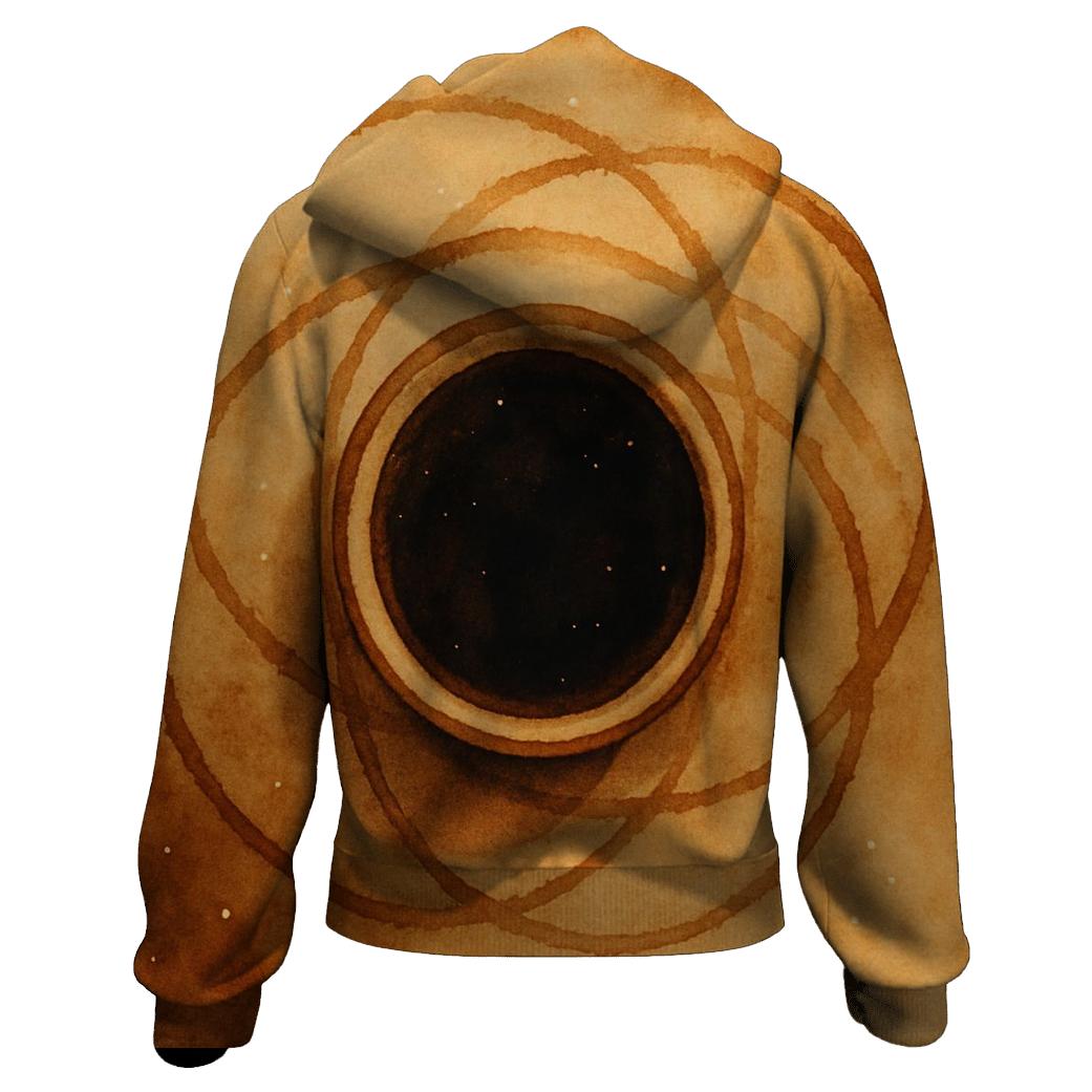 Cup Ring Orbit zip-up hoodies