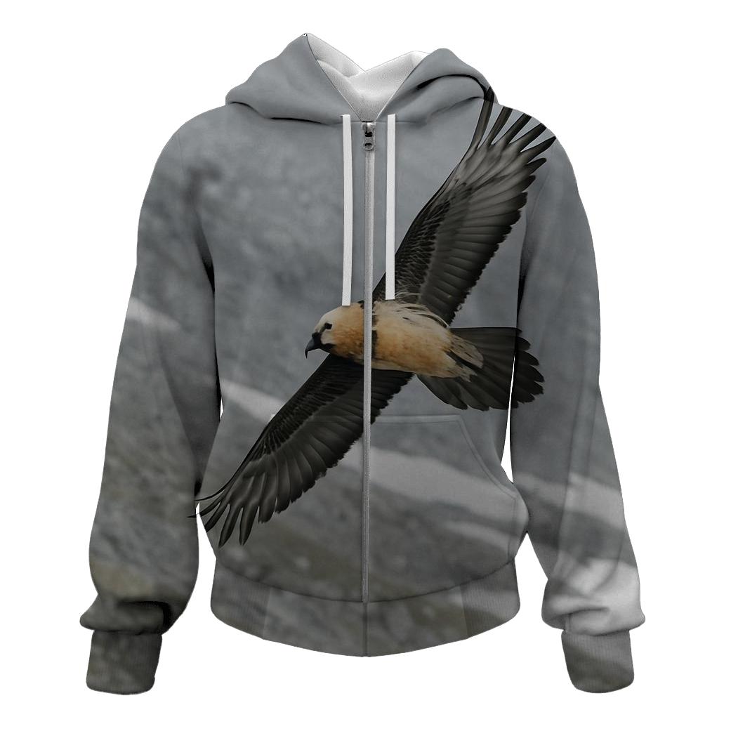 Alpine Thermal Spiral Bearded Vulture hoodie styles