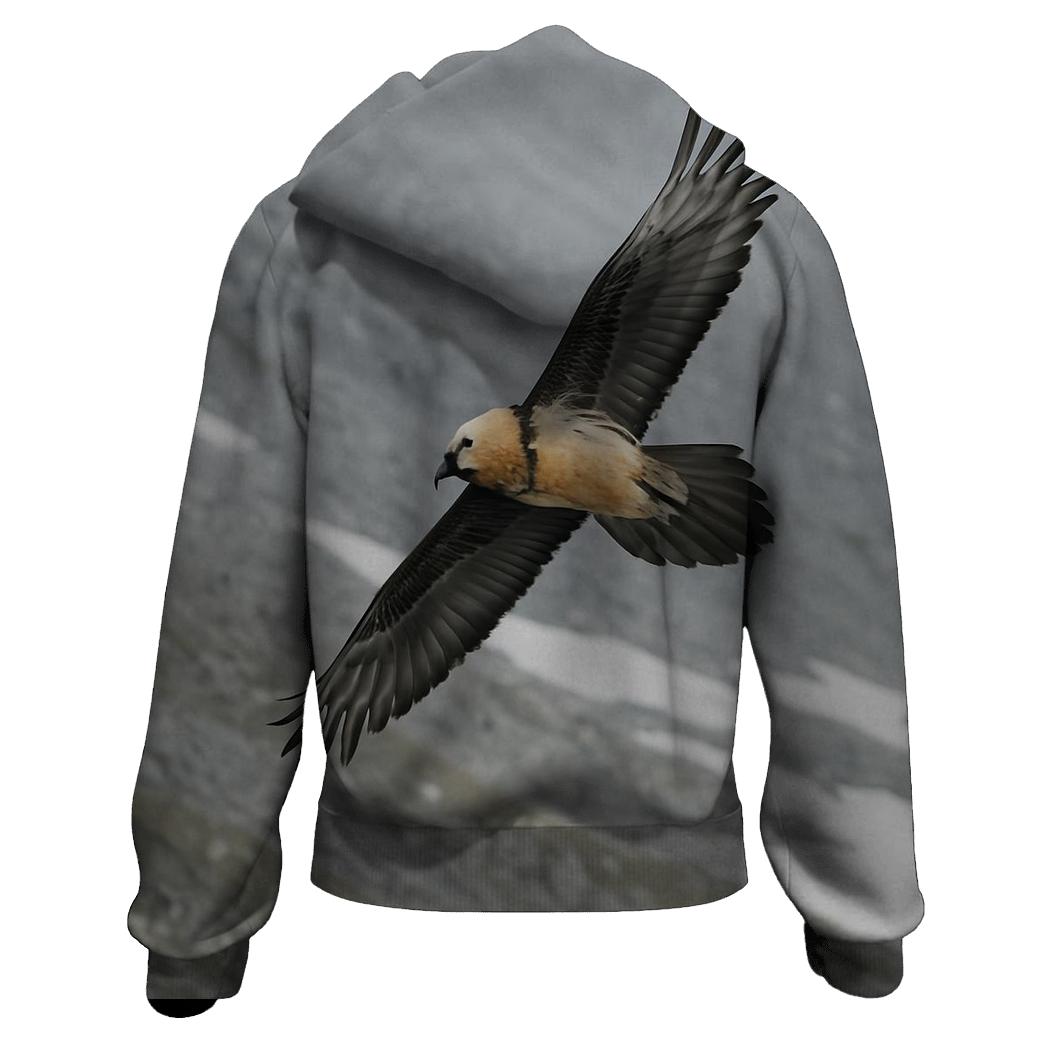 Alpine Thermal Spiral Bearded Vulture hoodie styles