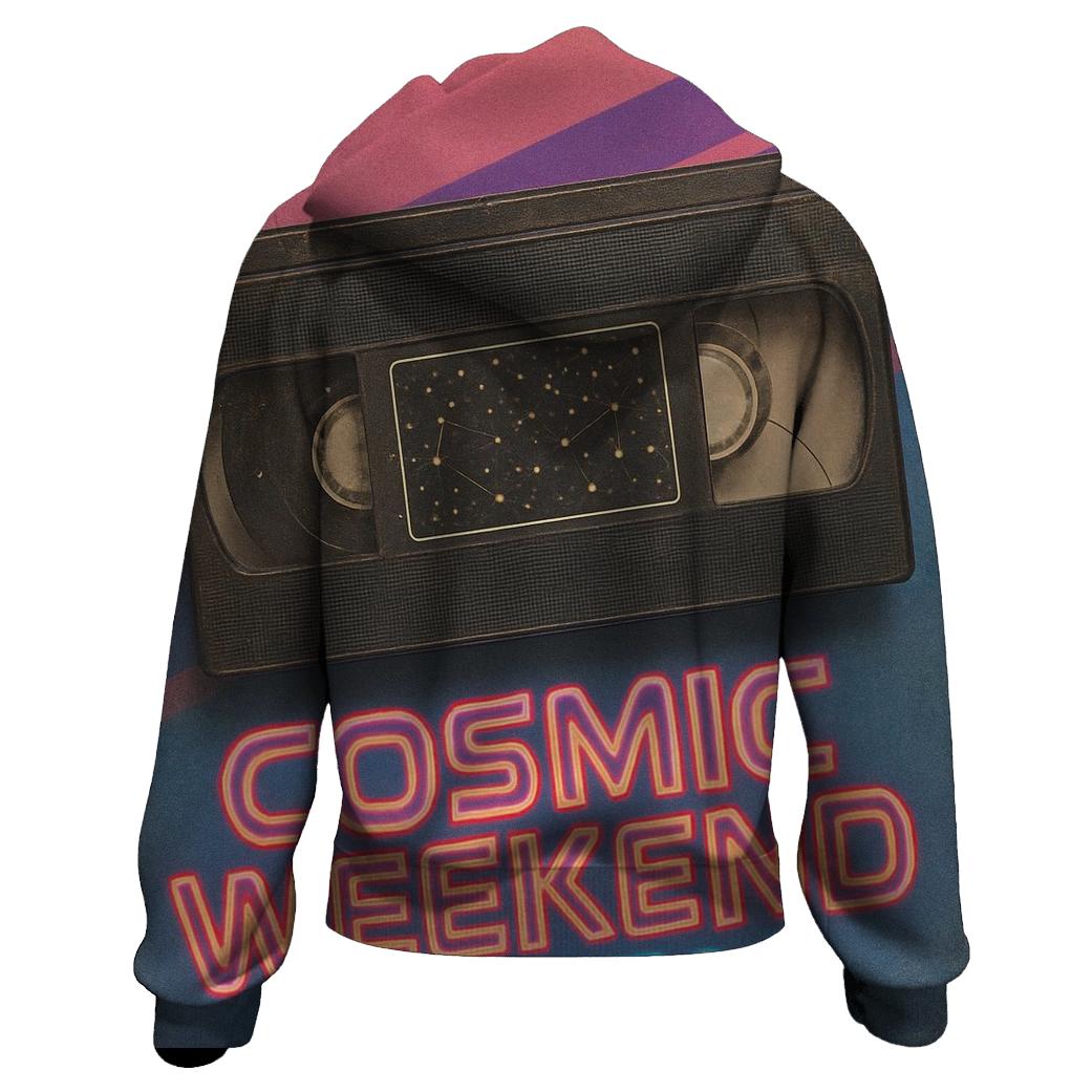 Retro VHS Star Rental Poster printed hoodies