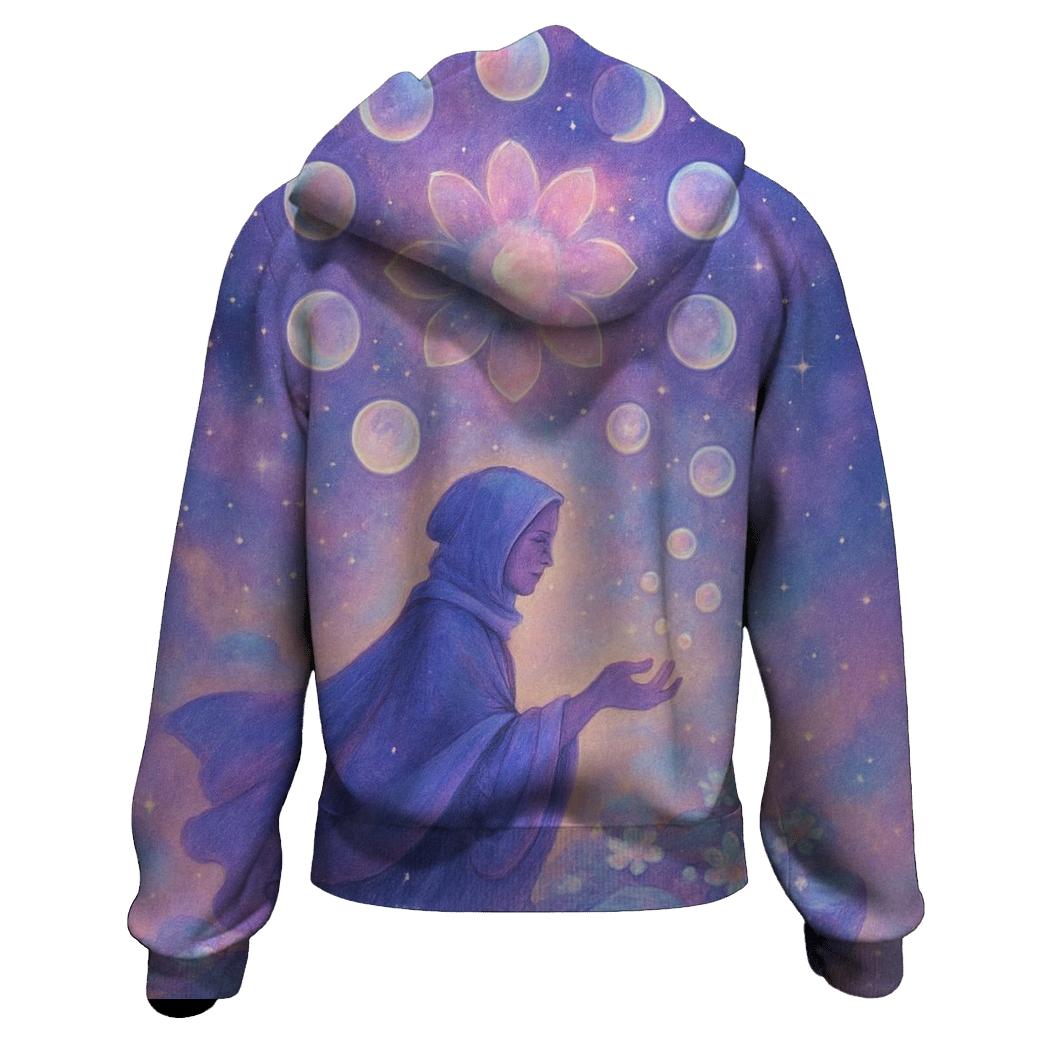 Garden Of Orbiting Glass Moons printed hoodies