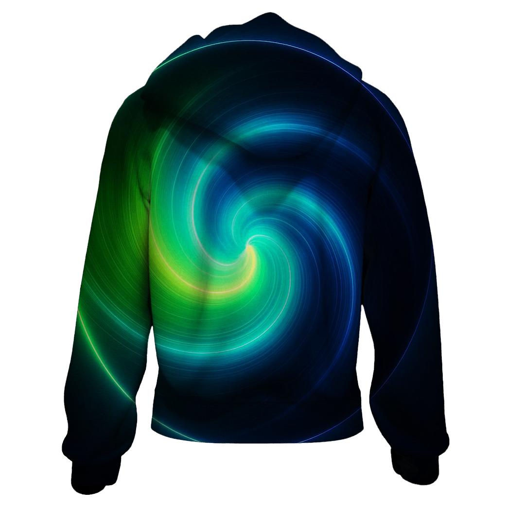 Electric Lime Vortex Fade hoodie designs