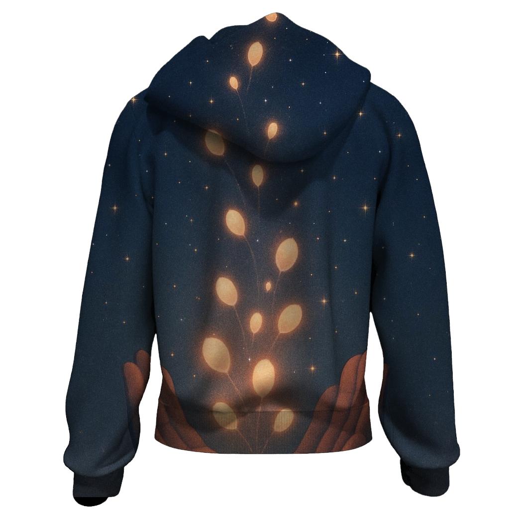 Open Hands Of Starlight Seeds designer hoodies