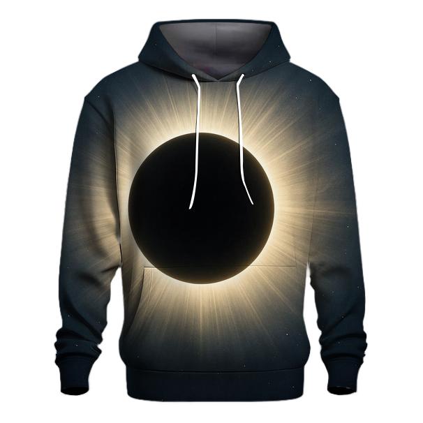 Eclipse Corona Petal Halos printed hoodies
