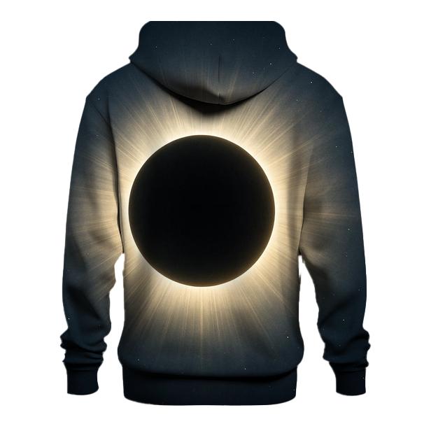 Eclipse Corona Petal Halos printed hoodies