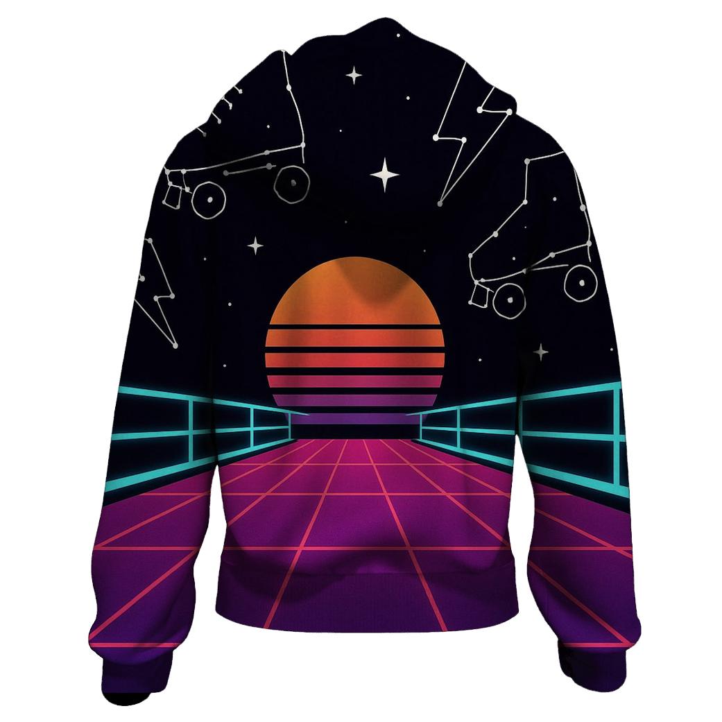 Neon Roller Rink Constellation hoodie styles