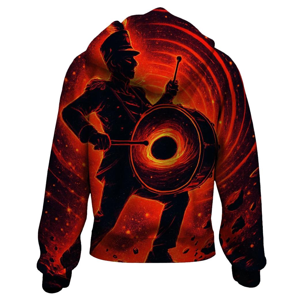 Black Hole Drumline Parade zip-up hoodies