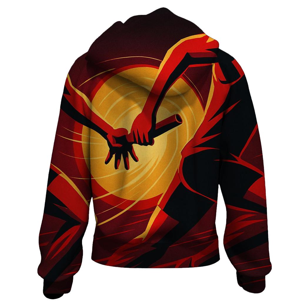 Solar Flare Sprint Relay Baton Exchange hoodie styles