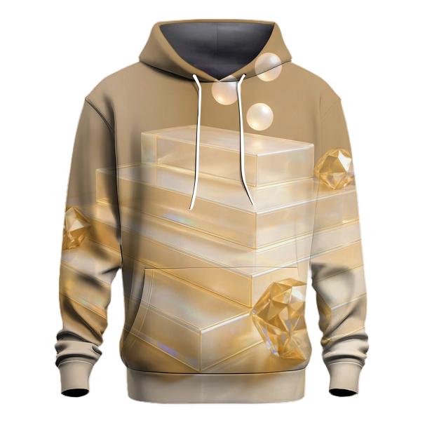 Champagne Prism Terrace graphic hoodies