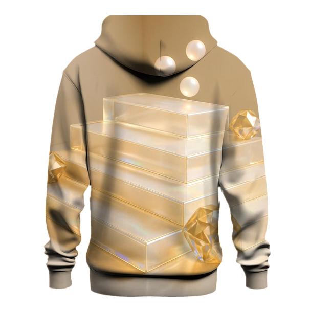 Champagne Prism Terrace graphic hoodies