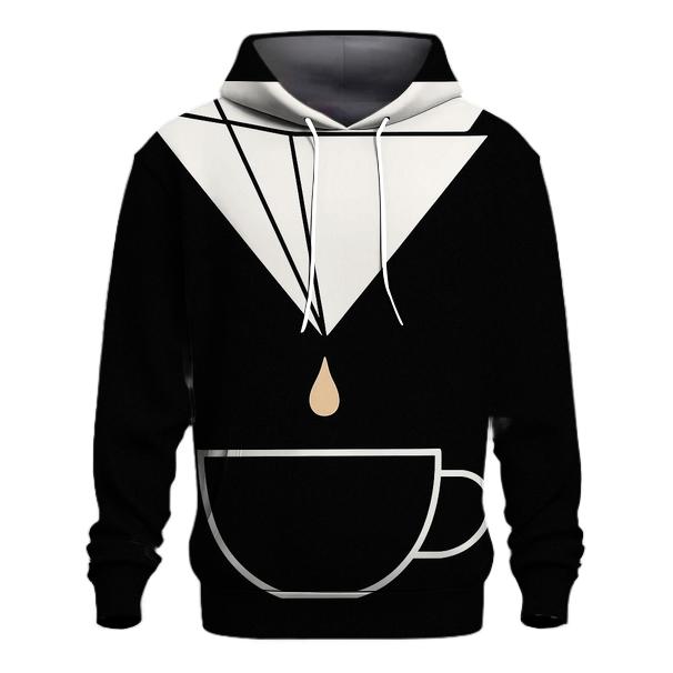 Filter Fold Geometry embroidered hoodies