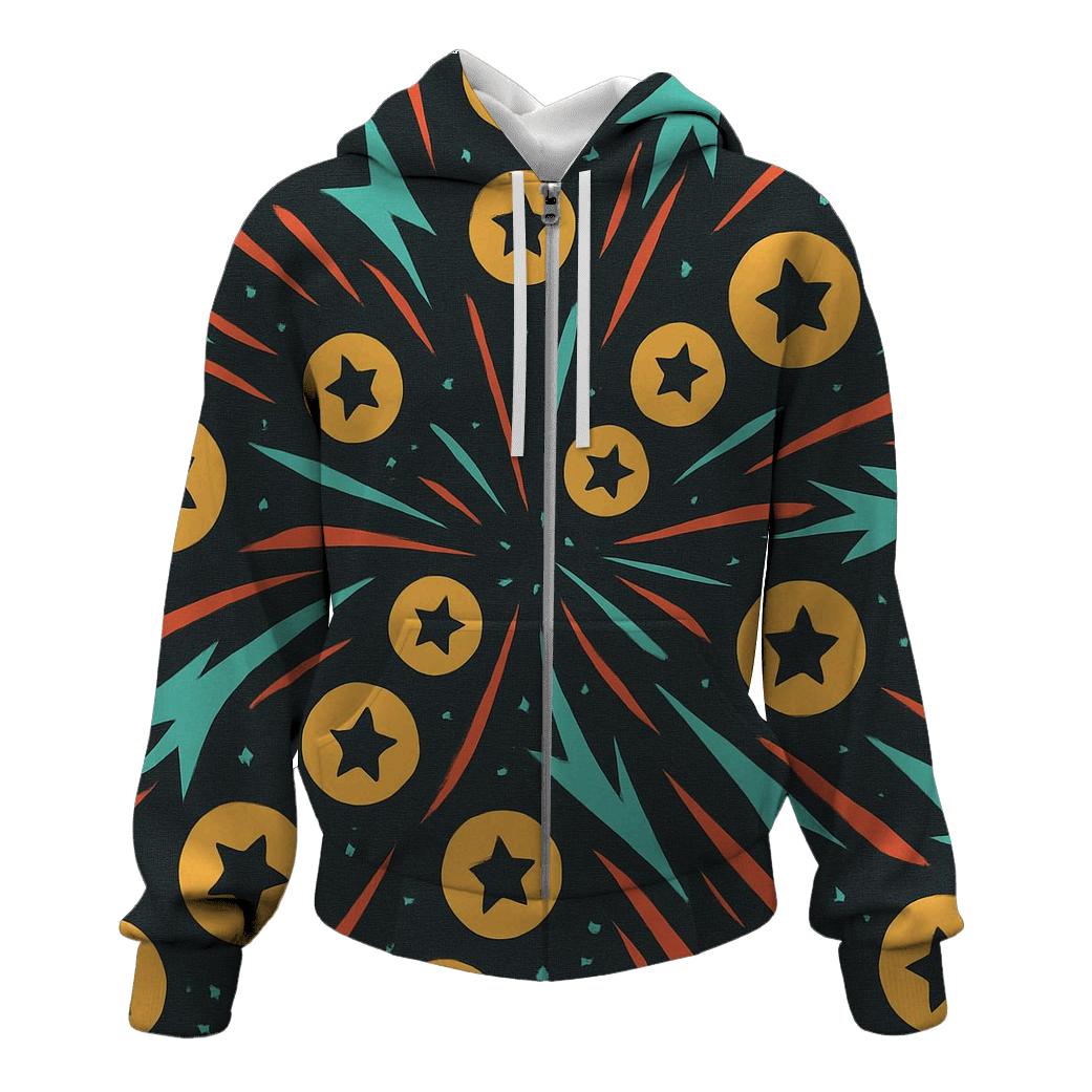 Arcade Comet Token Burst custom hoodies