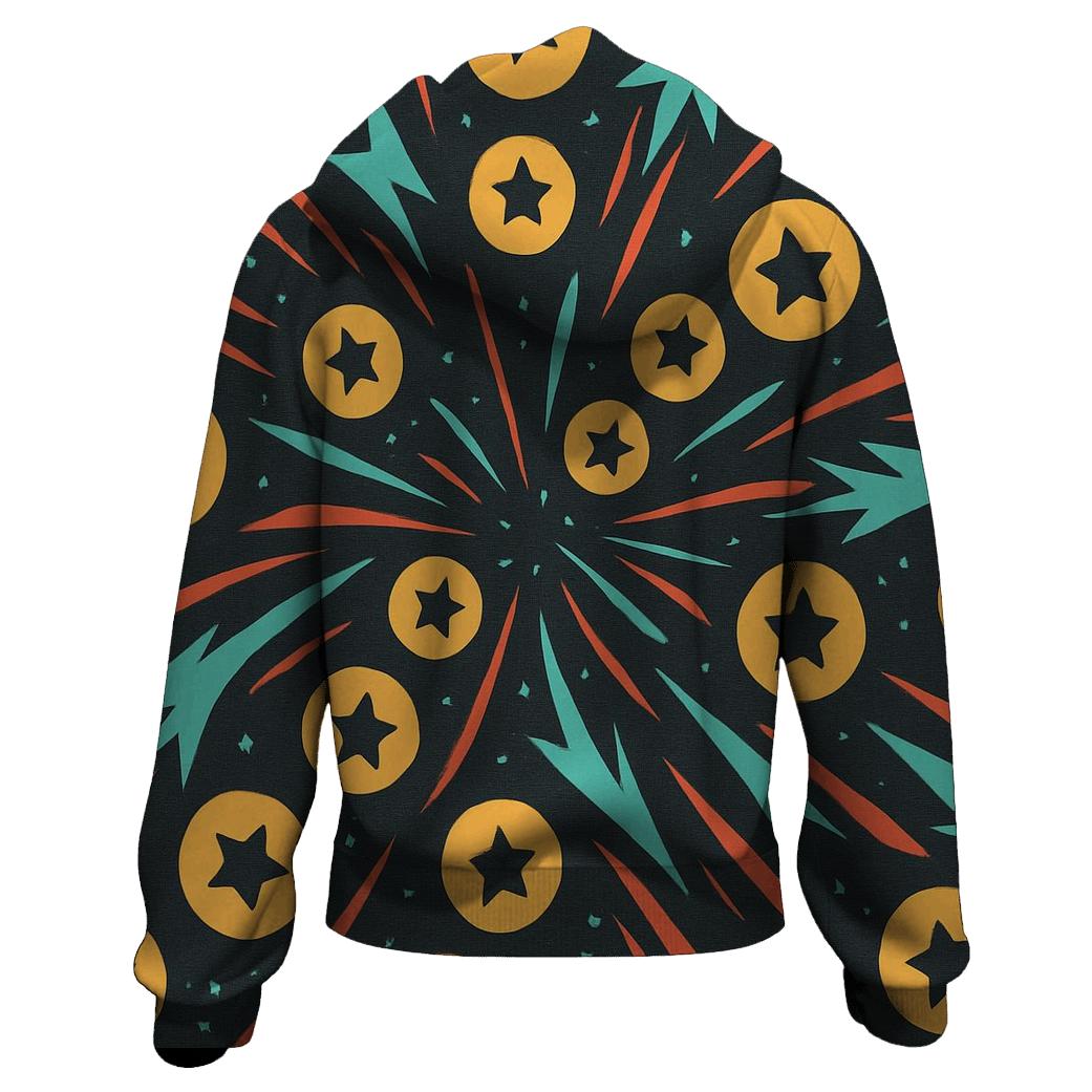 Arcade Comet Token Burst custom hoodies