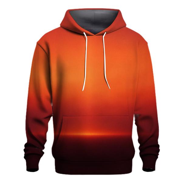 Molten Apricot Horizon premium hoodies