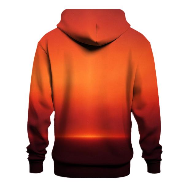 Molten Apricot Horizon premium hoodies
