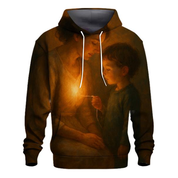 The Hearth Within Her Heart A Warmth That Outlives Winter zip-up hoodies