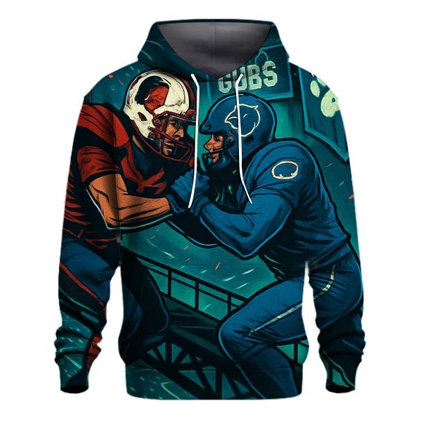 Rooftop Rumble Above Wrigley Streetlights custom hoodies