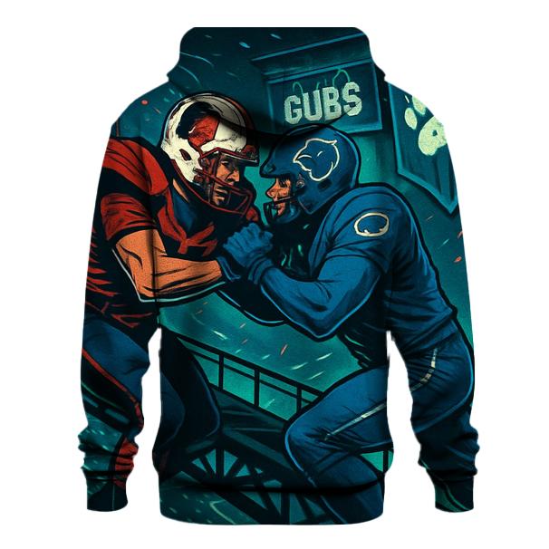 Rooftop Rumble Above Wrigley Streetlights custom hoodies