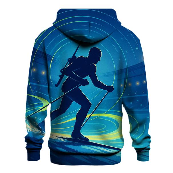 Aurora Biathlon Sprint Poster designer hoodies