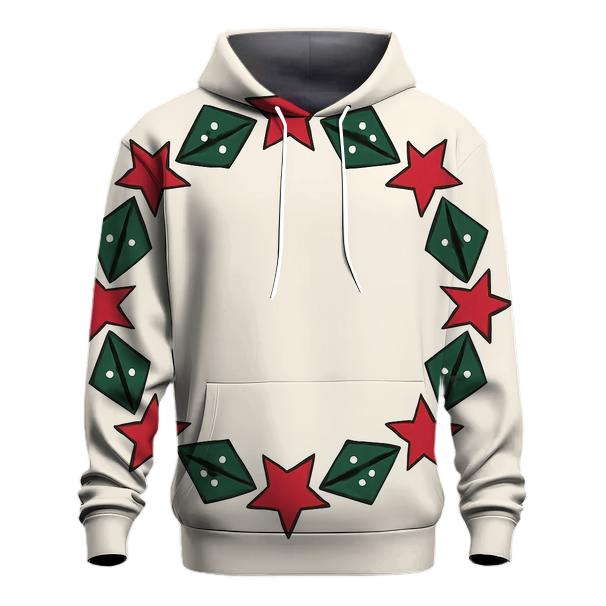 Starlit Holly Orbit Wreath hoodies fashion