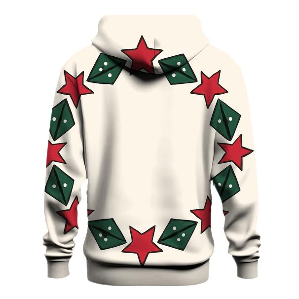 Starlit Holly Orbit Wreath hoodies fashion