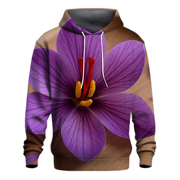 Saffron Crocus Harvest Stigma Detail graphic hoodies