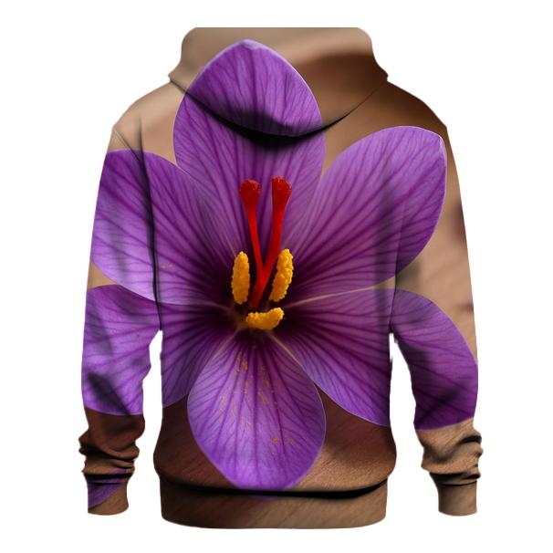 Saffron Crocus Harvest Stigma Detail graphic hoodies