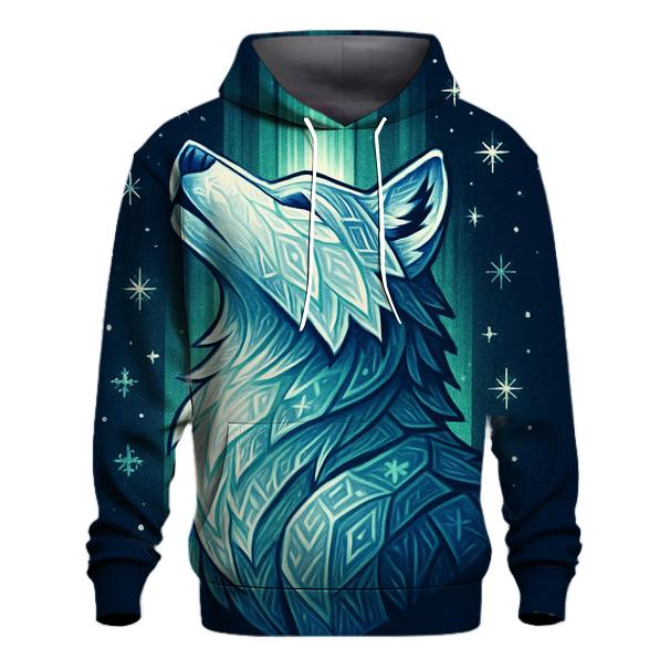 Aurora Runestone Wolf zip-up hoodies