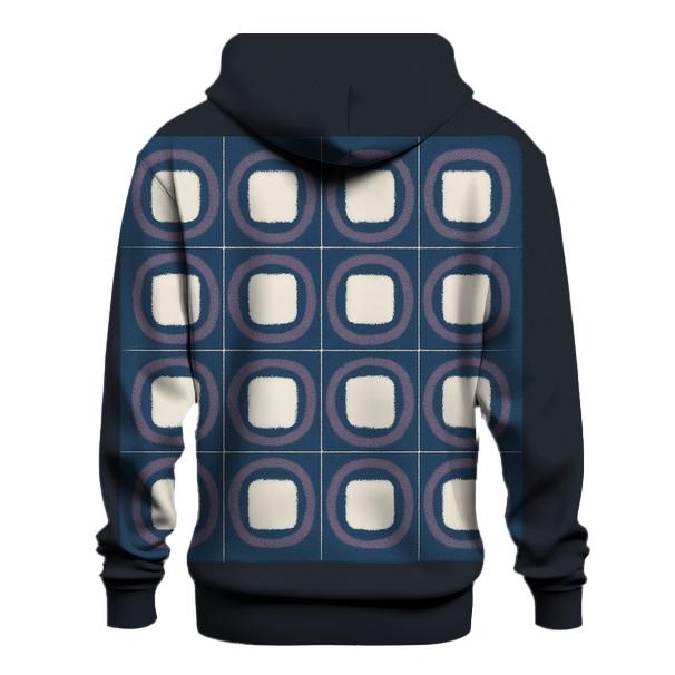 Itajime Eclipse Clamp Grid zip-up hoodies